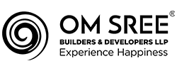 Om Sree Builders and Developers LLP logo with tagline Experience Happiness