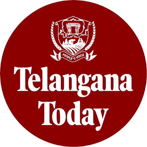 Telangana Today newspaper logo - red circular badge with white text and official seal